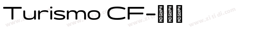 Turismo CF字体转换